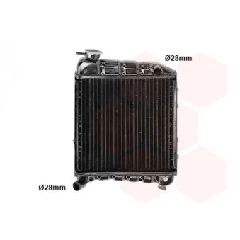 Radiateur, refroidissement du moteur VAN WEZEL 02002001