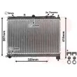 Radiateur, refroidissement du moteur VAN WEZEL 02002118 - Visuel 1