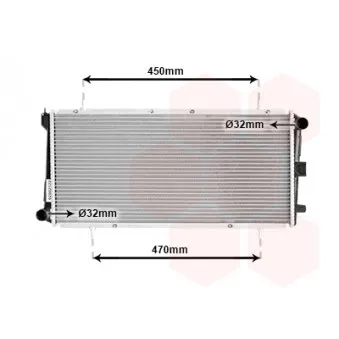 Radiateur, refroidissement du moteur VAN WEZEL