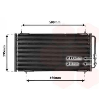 Condenseur, climatisation VAN WEZEL