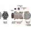 Compresseur, climatisation VAN WEZEL 0200K209 - Visuel 1