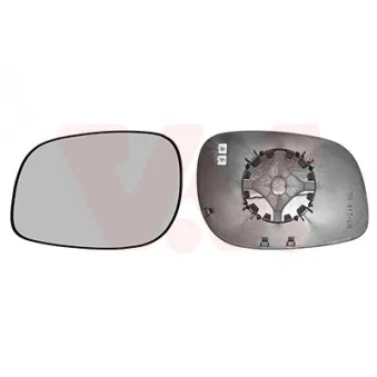 Verre de rétroviseur, rétroviseur extérieur VAN WEZEL 0248837