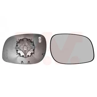Verre de rétroviseur, rétroviseur extérieur VAN WEZEL 0248838