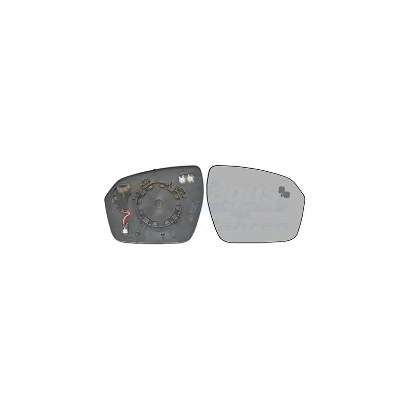 Verre de rétroviseur, rétroviseur extérieur VAN WEZEL 0251836