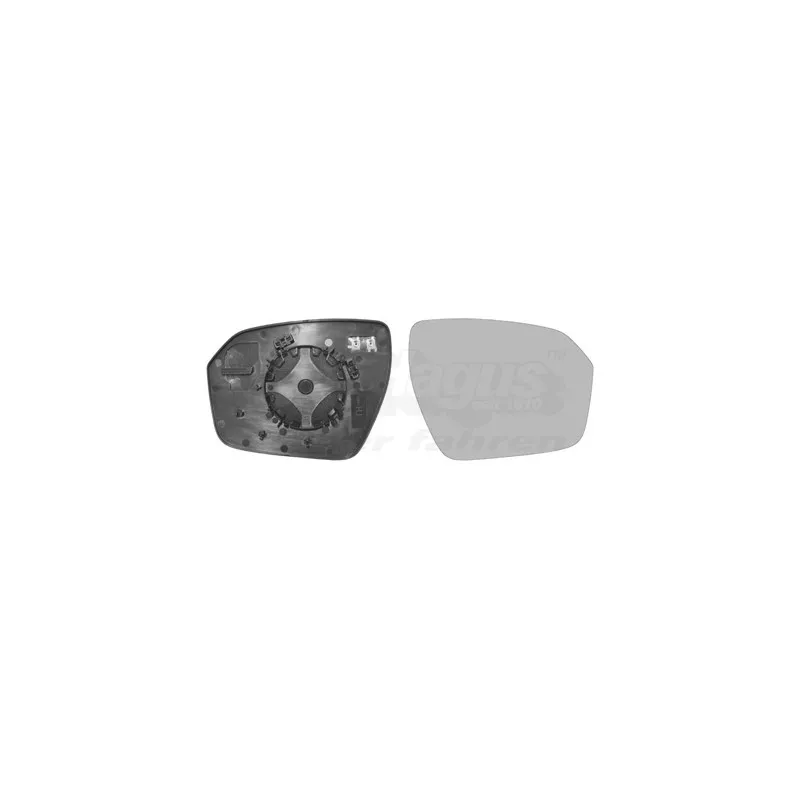 Verre de rétroviseur, rétroviseur extérieur VAN WEZEL 0251838