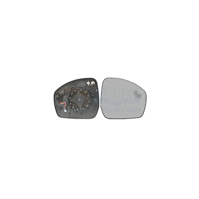 Verre de rétroviseur, rétroviseur extérieur VAN WEZEL 0258836