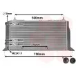Radiateur, refroidissement du moteur VAN WEZEL 03002026 - Visuel 1