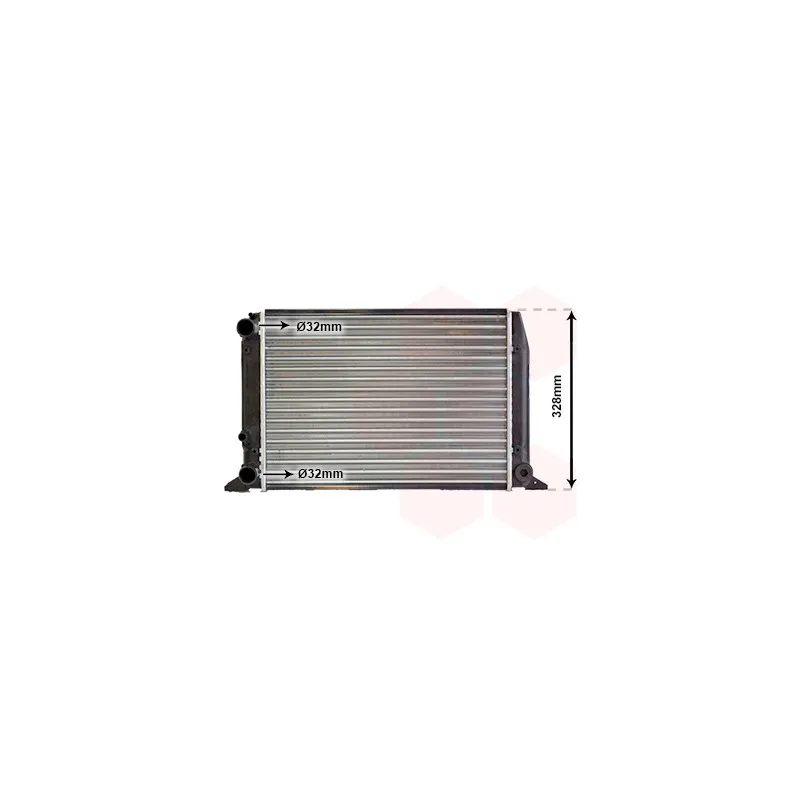 Radiateur, refroidissement du moteur VAN WEZEL 03002028