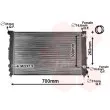 Radiateur, refroidissement du moteur VAN WEZEL 03002125 - Visuel 1