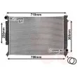 Radiateur, refroidissement du moteur VAN WEZEL 03002139 - Visuel 1