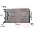 Radiateur, refroidissement du moteur VAN WEZEL 03002155 - Visuel 1