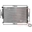 Radiateur, refroidissement du moteur VAN WEZEL 03002157 - Visuel 1