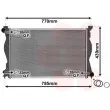 Radiateur, refroidissement du moteur VAN WEZEL 03002230 - Visuel 1