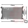 Radiateur, refroidissement du moteur VAN WEZEL 03002233 - Visuel 1