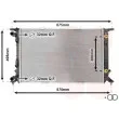 Radiateur, refroidissement du moteur VAN WEZEL 03002293 - Visuel 1