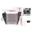 Intercooler, échangeur VAN WEZEL 03004185 - Visuel 1