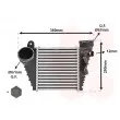 Intercooler, échangeur VAN WEZEL 03004200 - Visuel 1