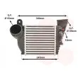 Intercooler, échangeur VAN WEZEL 03004354 - Visuel 1