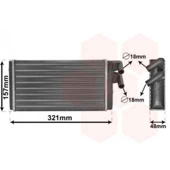 Système de chauffage VAN WEZEL 03006052