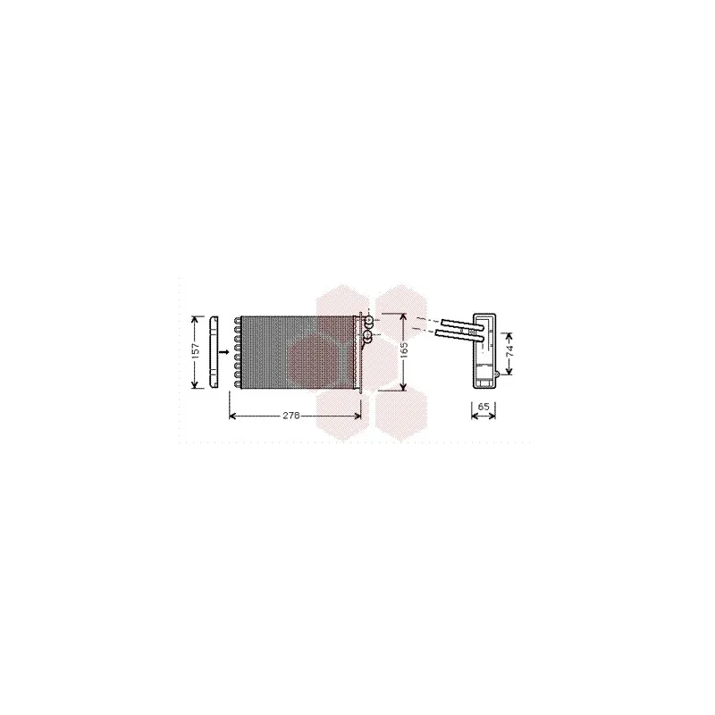 Système de chauffage VAN WEZEL 03006156