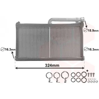 Système de chauffage VAN WEZEL 03006296