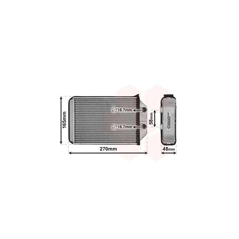 Système de chauffage VAN WEZEL 03006393