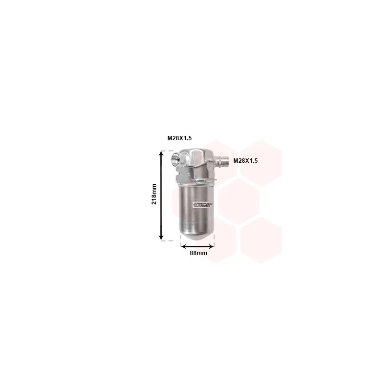 Filtre déshydratant, climatisation VAN WEZEL 0300D012