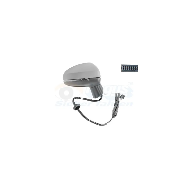 Rétroviseur extérieur VAN WEZEL 0304818