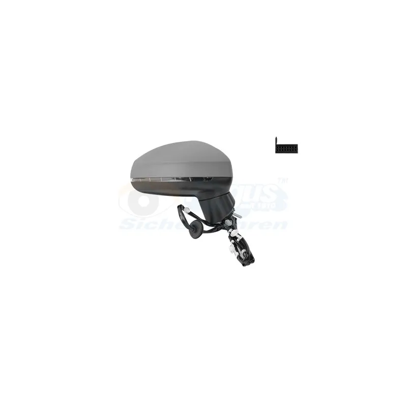 Rétroviseur extérieur VAN WEZEL 0304828