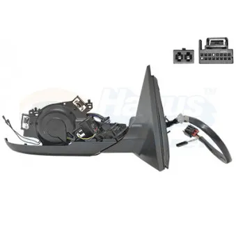 Rétroviseur extérieur VAN WEZEL 0307860