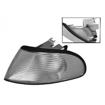 Feu clignotant avant gauche VAN WEZEL 0323905