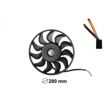 Ventilateur, refroidissement du moteur VAN WEZEL 0325745