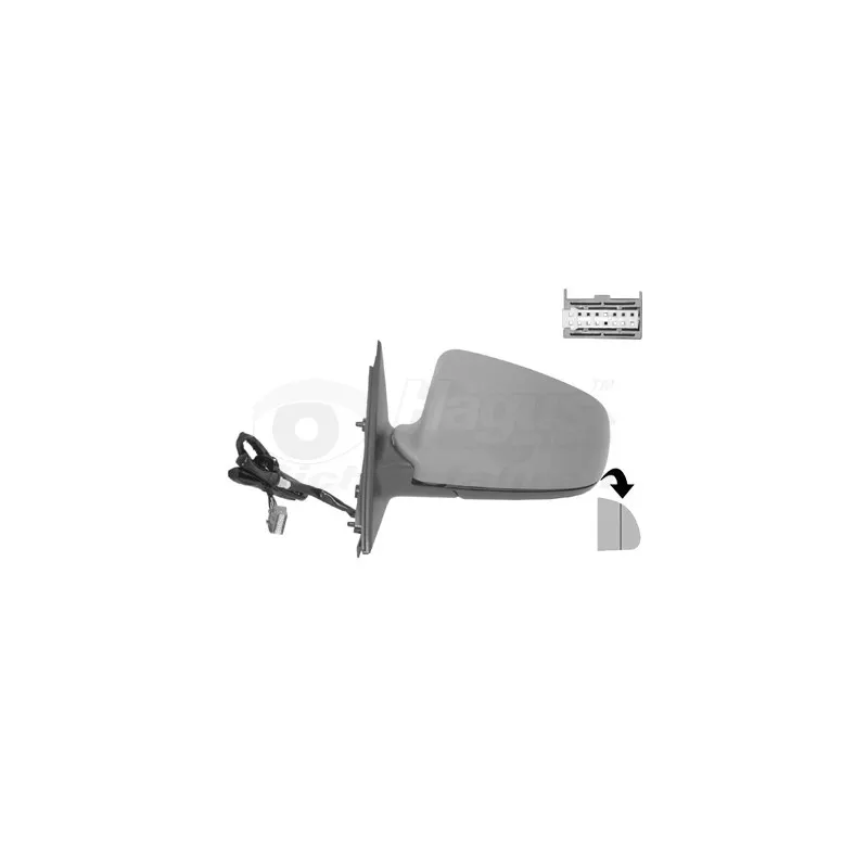 Rétroviseur extérieur VAN WEZEL 0326807