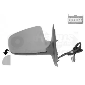 Rétroviseur extérieur VAN WEZEL 0326818
