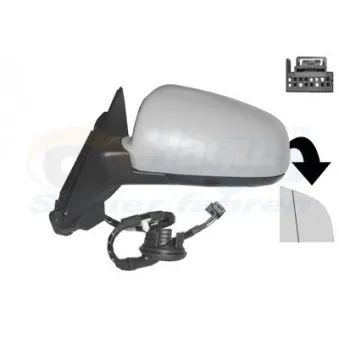 Rétroviseur extérieur VAN WEZEL 0332819