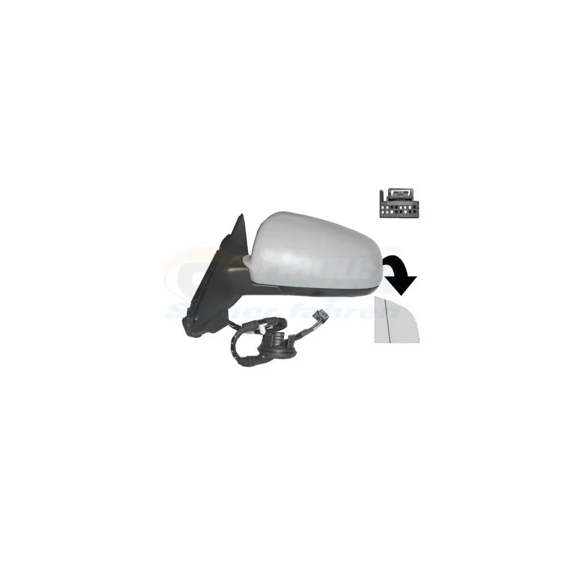 Rétroviseur extérieur VAN WEZEL 0333807