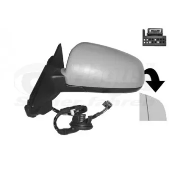 Rétroviseur extérieur VAN WEZEL 0333819