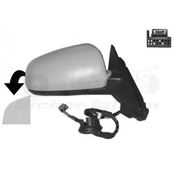 Rétroviseur extérieur VAN WEZEL 0333820