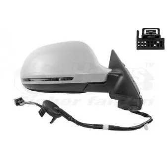 Rétroviseur extérieur VAN WEZEL 0334806