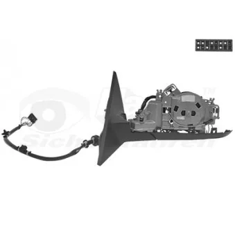 Rétroviseur extérieur VAN WEZEL 0334855U