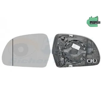 Verre de rétroviseur, rétroviseur extérieur VAN WEZEL 0334865U