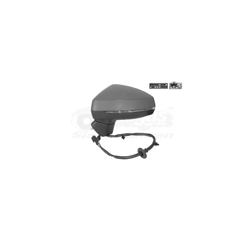 Rétroviseur extérieur VAN WEZEL 0335827