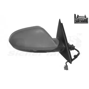 Rétroviseur extérieur VAN WEZEL 0342808