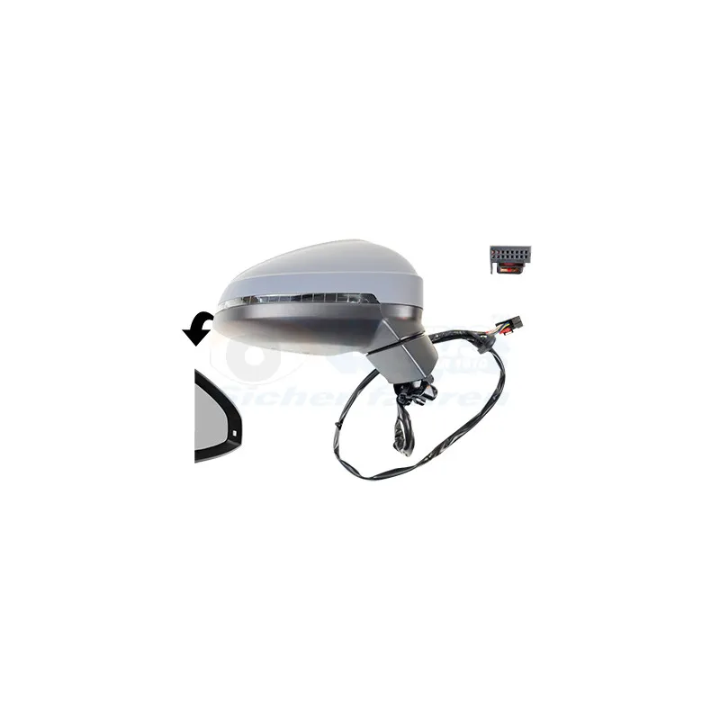 Rétroviseur extérieur VAN WEZEL 0346806