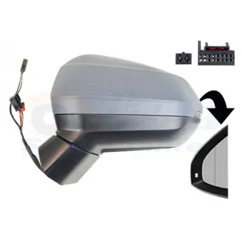Rétroviseur extérieur VAN WEZEL 0372817