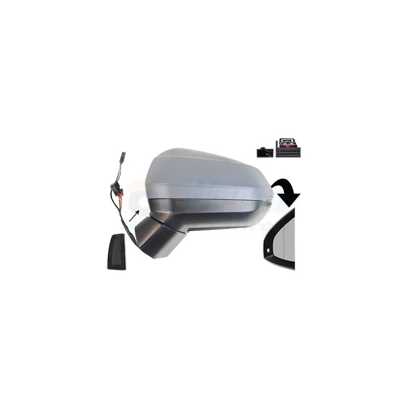 Rétroviseur extérieur VAN WEZEL 0374825
