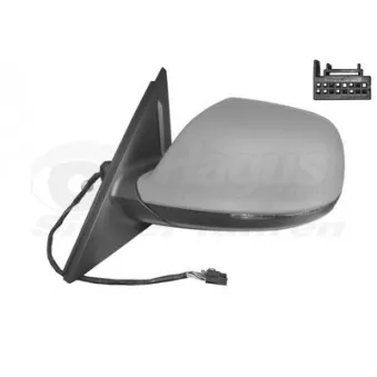 Rétroviseur extérieur VAN WEZEL 0380807