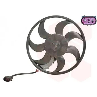 Ventilateur, refroidissement du moteur VAN WEZEL 0381747