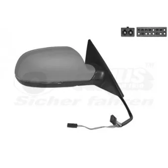 Rétroviseur extérieur VAN WEZEL 0383806