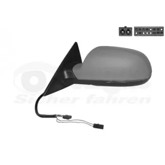 Rétroviseur extérieur VAN WEZEL 0384807